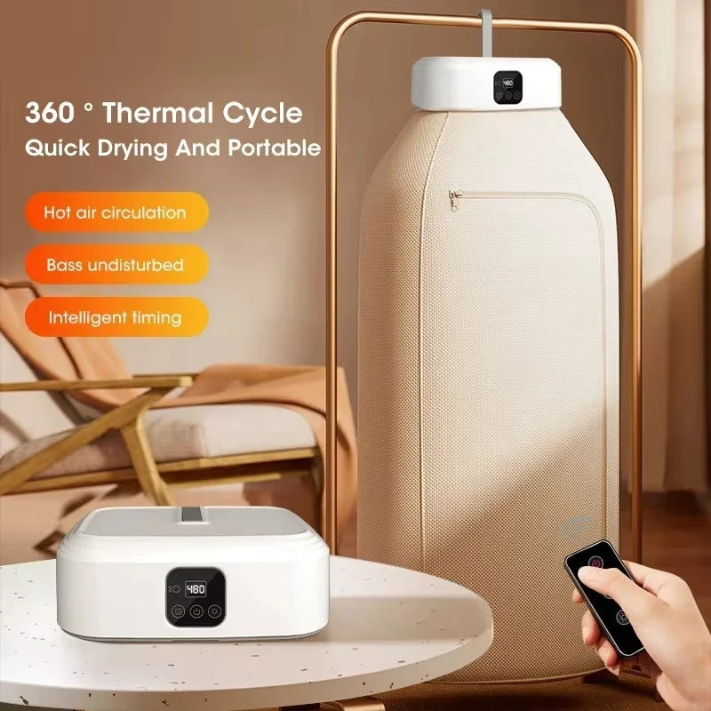 Portable Clothes Dryer|مجفف الملابس المحمول — Dry, Warm & Refresh Your Clothes Easily
