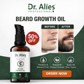 Dr. Alies Professional Beard Growth Oil | Natural Formula with Vitamin E, Almond Oil & Castor Oil