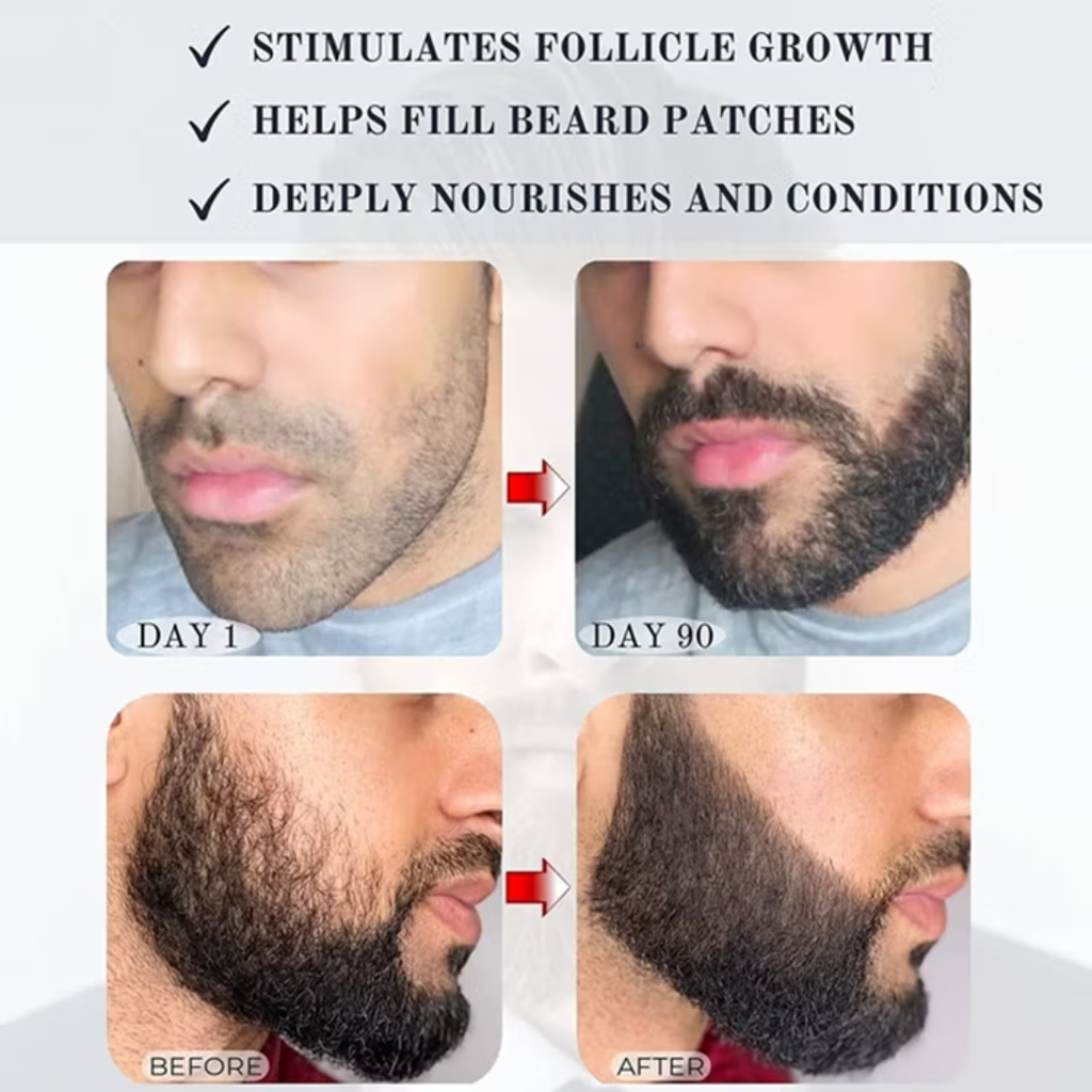 Dr. Alies Professional Beard Growth Oil | Natural Formula with Vitamin E, Almond Oil & Castor Oil