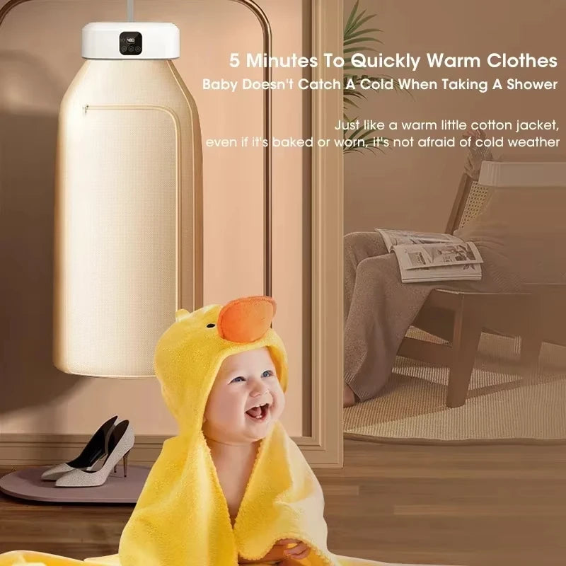 Portable Clothes Dryer|مجفف الملابس المحمول — Dry, Warm & Refresh Your Clothes Easily