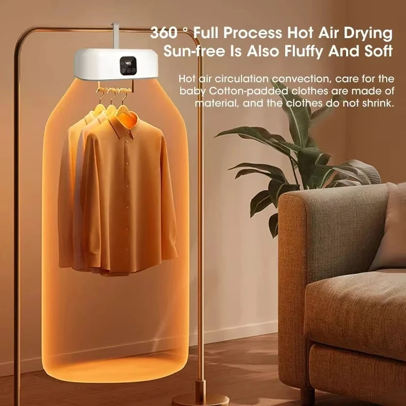 Portable Clothes Dryer|مجفف الملابس المحمول — Dry, Warm & Refresh Your Clothes Easily