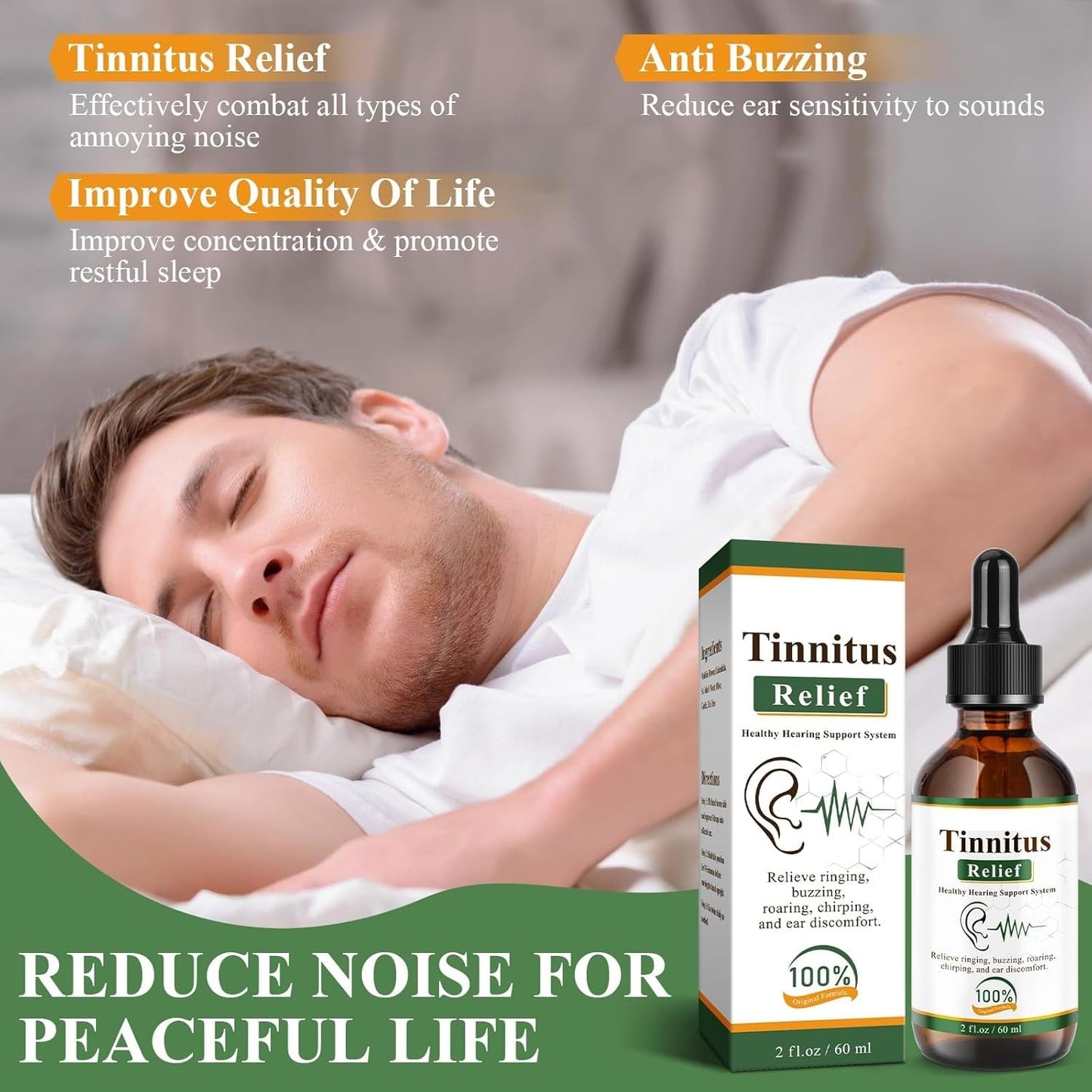 Tinnitus Relief Drops (کان کےتمام مسائل کےلیے) || SUMMER MEGA SALE