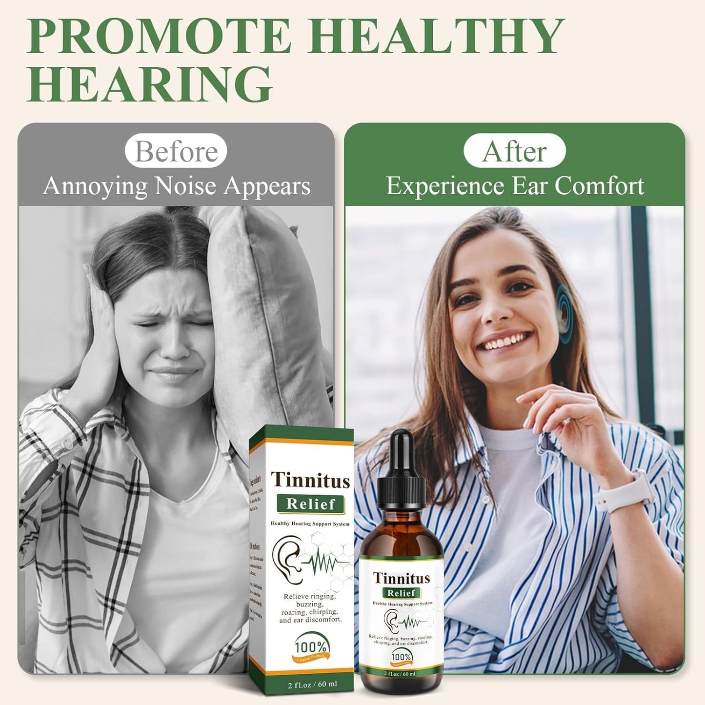 Tinnitus Relief Drops (کان کےتمام مسائل کےلیے) || SUMMER MEGA SALE