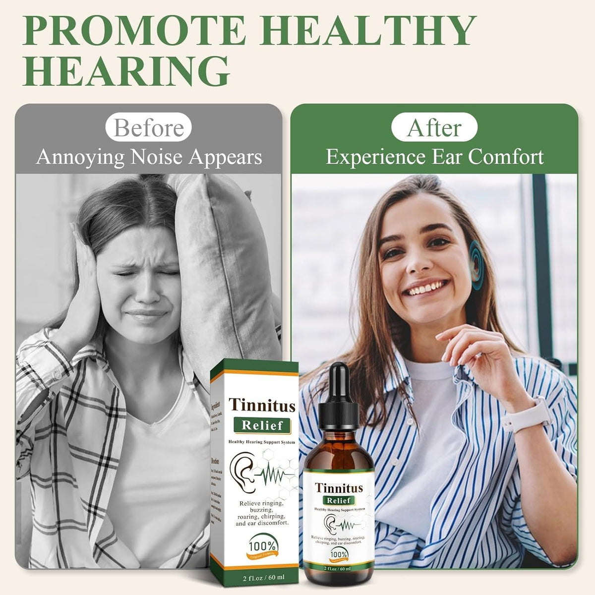 Tinnitus Relief Drops (کان کےتمام مسائل کےلیے)