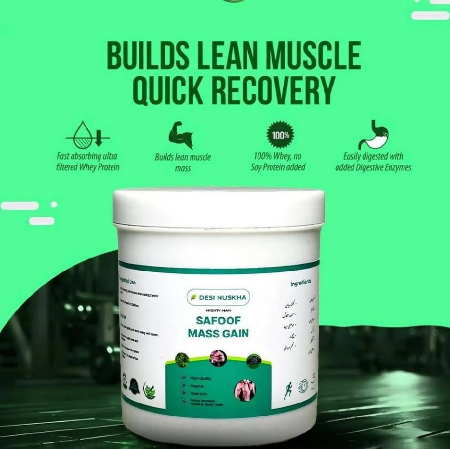 Safoof Mass Gain Powder – Natural Herbal Weight Gainer