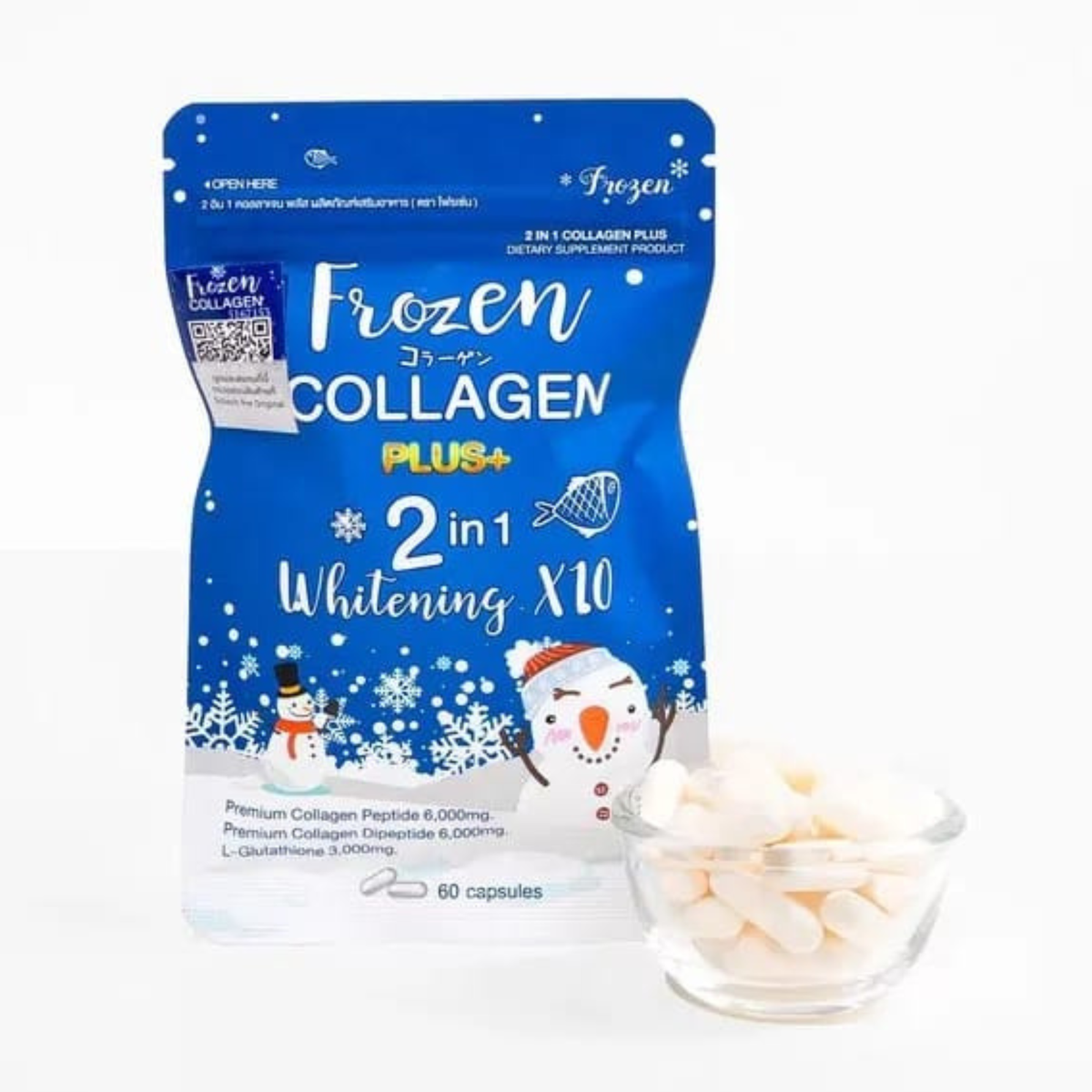 Frozen Collagen 2 in 1 Whitening Caps