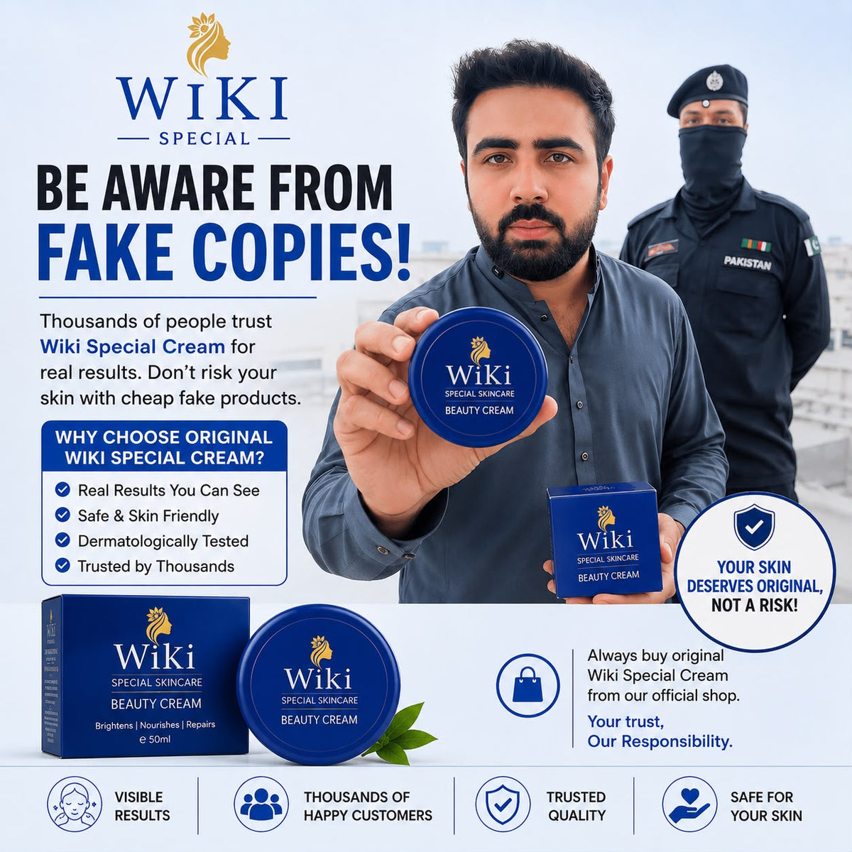 Buy Wiki Beauty Cream & Get Wiki Serum Free