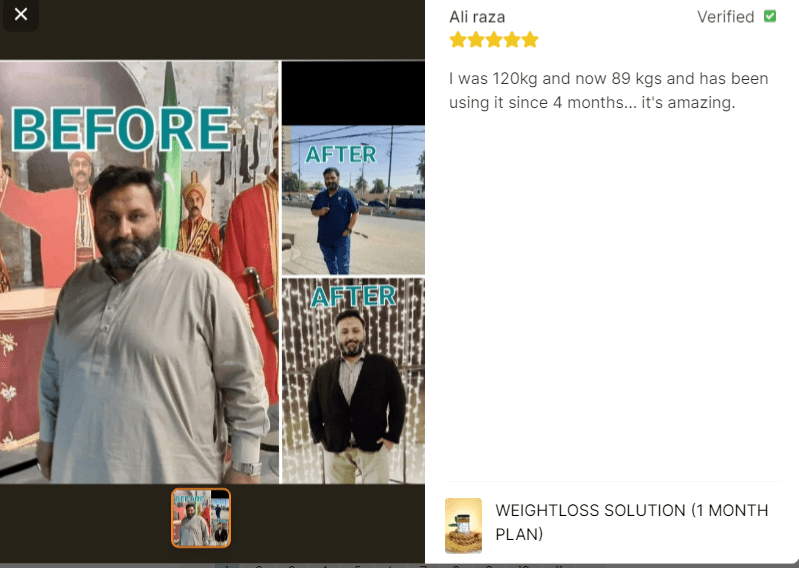 Weightloss Solution (2 Months Plan)